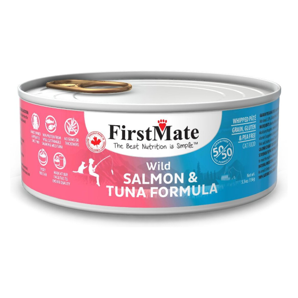 50/50 Wild Salmon & Wild Tuna Formula Grain-Free Wet Canned Cat Food
