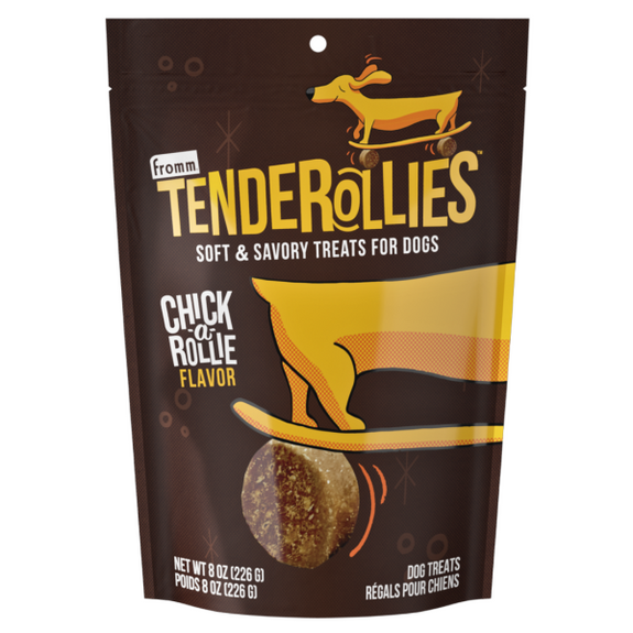 Tenderollies Chick-a-Rollie Chicken Flavor Soft & Savory Dog Training Treats