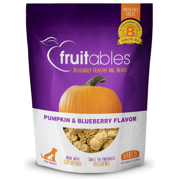 Pumpkin & Blueberry Flavor Crunchy Dog Treats