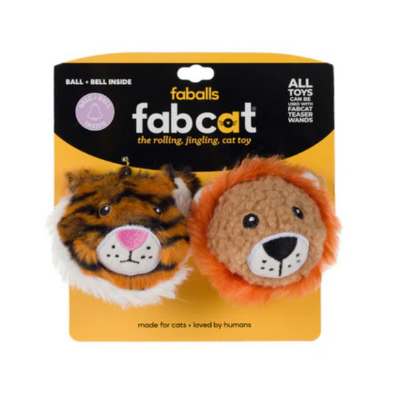 Faball Lion & Tiger Catnip Cat Toy