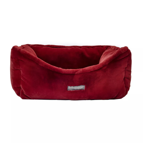 Pet Gear Super Cloud Reversible Dog and Cat Bed, Burgundy