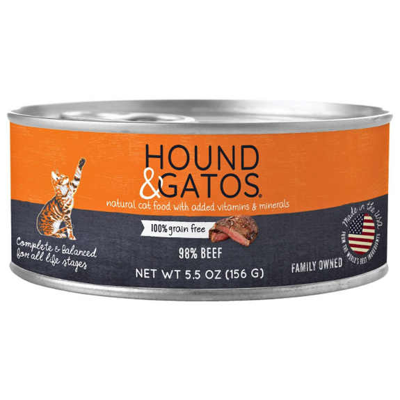 98% Beef Formula Grain-Free Wet Canned Cat Food