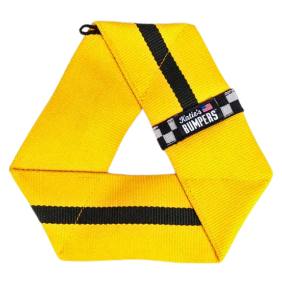 Frequent Flyer Triangle Fire Hose Material Dog Fetch Toy Yellow