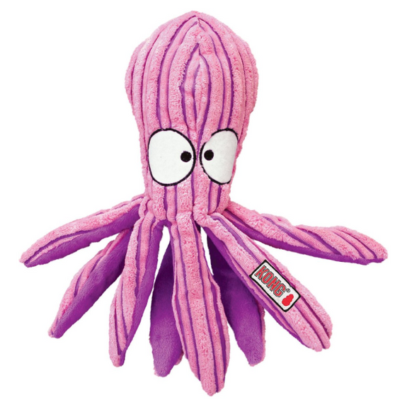 Cuteseas Rufflez Octopus Soft & Fuzzy Squeaky Plush Dog Toy
