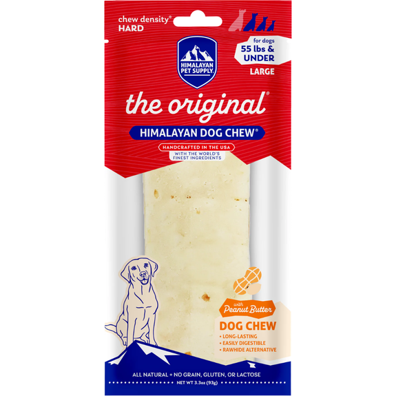 Himalayan Dog Chew Cheese Peanut Butter Flavor Dog Treat