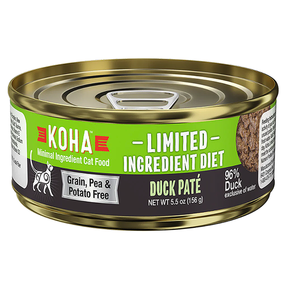 Limited Ingredient Diet Duck Pate Grain-Free Wet Canned Cat Food
