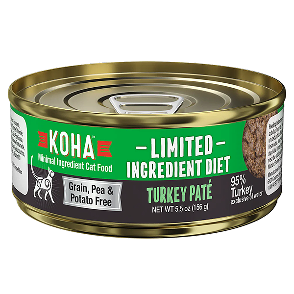 Limited Ingredient Diet Turkey Pate Grain-Free Wet Canned Cat Food