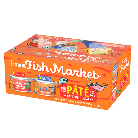 Fish Market Big Wave Pâté Mixers Variety Pack Wet Cat Food
