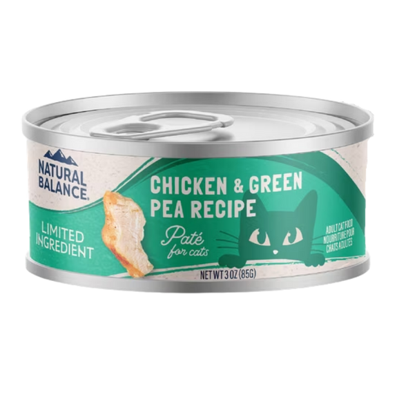 Limited Ingredient Diet Chicken & Pea Recipe Canned Cat Food