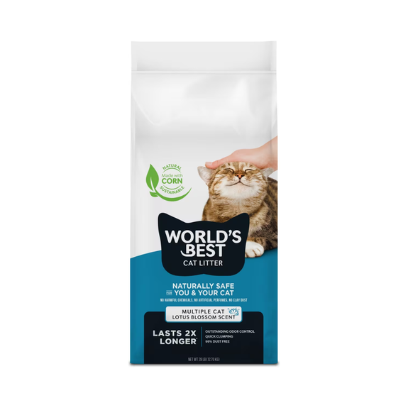 Multiple Cat Lotus Blossom Scent Clumping Cat Litter