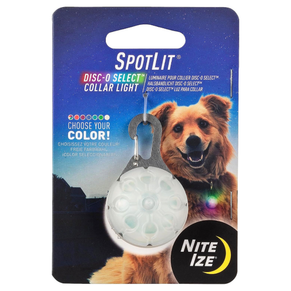 Spotlit LED Collar Attachment Disc-O Select