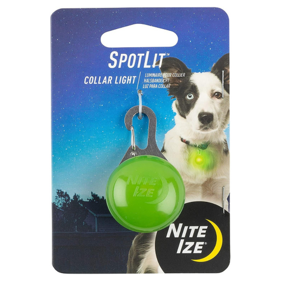 SpotLit LED Collar Attachment Lime Green