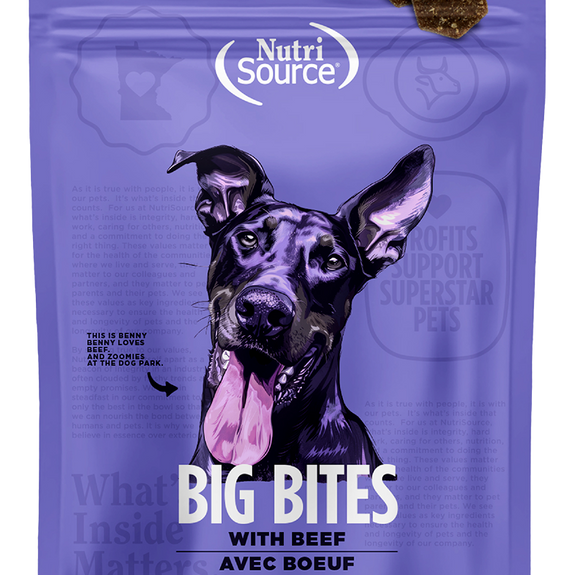 Big Bites Dog Treats, Beef