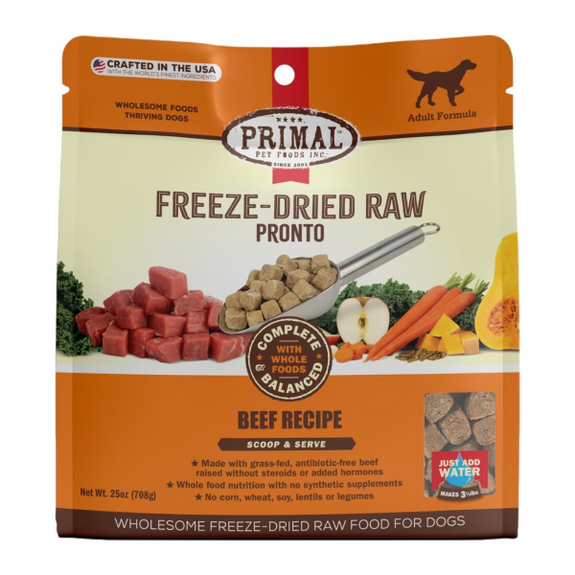 Pronto Beef Recipe Freeze-Dried Raw Grain-Free Dog Food
