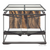 Naturalistic Front-Opening Glass Tank Terrarium Habitat for Small Reptiles