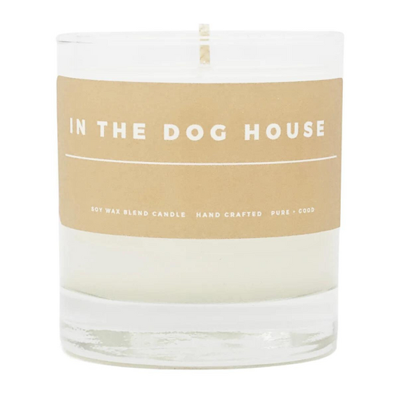 In The Dog House Sandalwood & Hinoki Soy Wax Deodorizing Candle