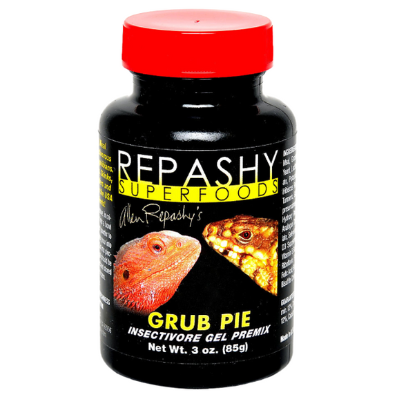 Grub Pie Reptile & Amphibian Omnivore Gel Premix Food