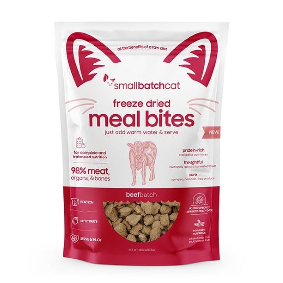 Freeze-Dried Raw Beef Meal Bites Cat Food