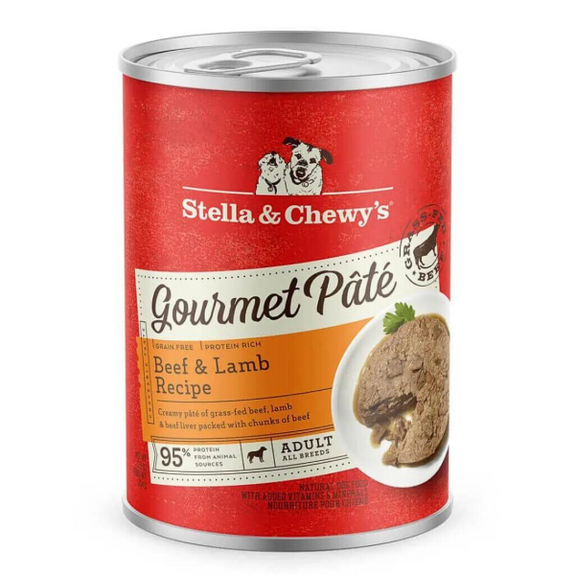 Gourmet Pâté Beef & Lamb Recipe Grain-Free Wet Canned Dog Food