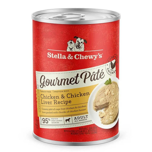 Gourmet Pâté Chicken & Chicken Liver Recipe Grain-Free Wet Canned Dog Food
