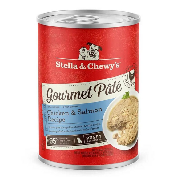 Gourmet Pâté Salmon & Chicken Puppy Recipe Grain-Free Wet Canned Dog Food