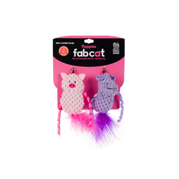 Floppy Pig & Hippo Cat Toy