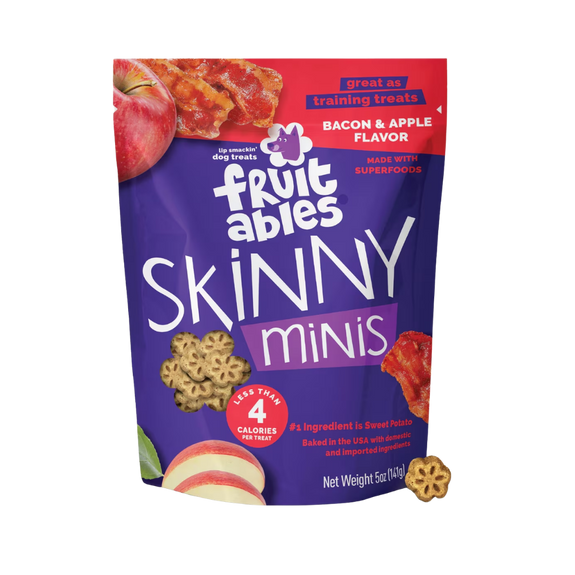 Skinny Minis Apple Bacon Soft & Chewy Training Dog Treats