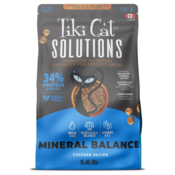 Solutions Mineral Balance Baked Kibble: Chicken Recipe Grain-Free Cat Kibble