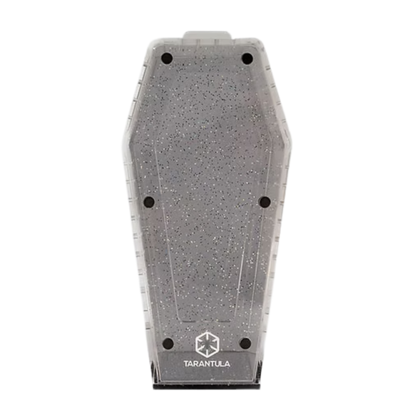 Coffin Mini Acrylic Invertebrate Enclosure Grey Glitter