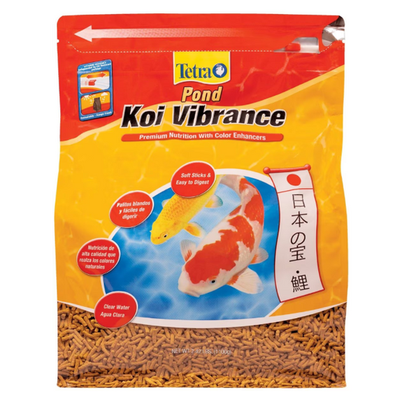Pond Vibrance Color Enhancing Pellets Koi & Goldfish Fish Food
