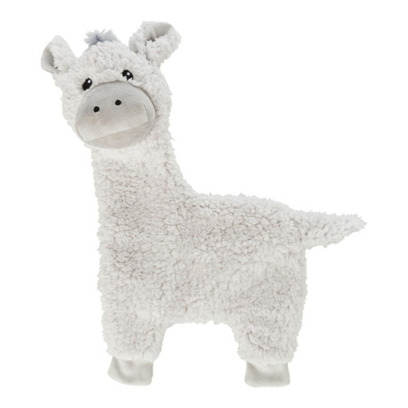 Elenor the Donkey Recycled Materials Squeaky Plush Dog Toy White