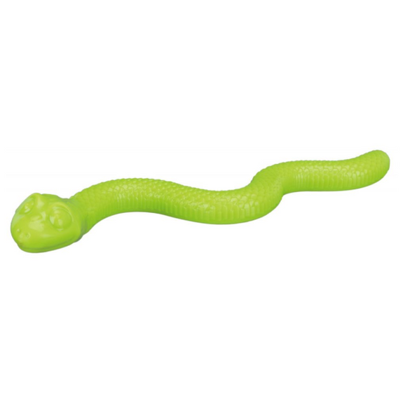 Snack Snake Slow Feeder & Treat-Dispensing Dog Toy Green