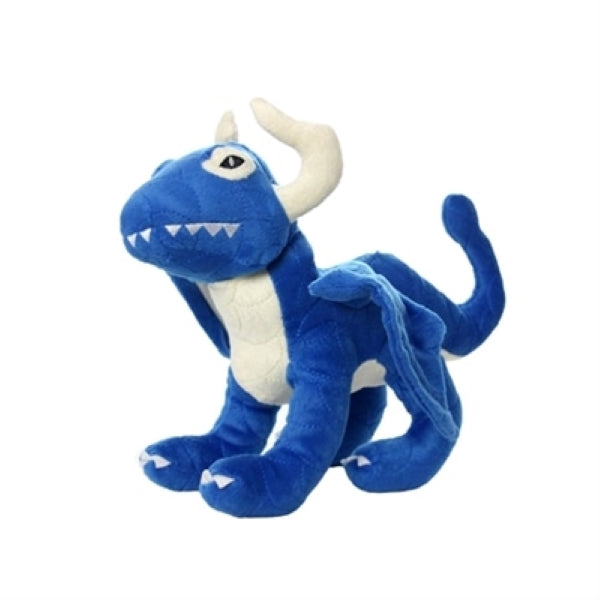 Mighty Blue Dragon Durable Squeaky Plush Dog Toy
