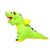 Mighty Green Dragon Durable Squeaky Plush Dog Toy