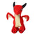 Mighty Red Dragon Durable Squeaky Plush Dog Toy