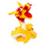 Mighty Yellow Dragon Durable Squeaky Plush Dog Toy