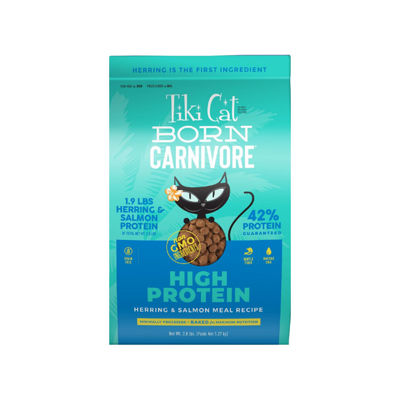 Born Carnivore High Protein: Herring & Salmon Meal Cat Kibble