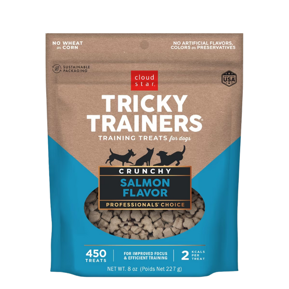 Tricky Trainers Crunchy Salmon Flavor Dog Treats