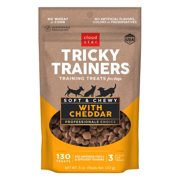 Tricky Trainers Soft & Chewy Cheddar Dog Treats