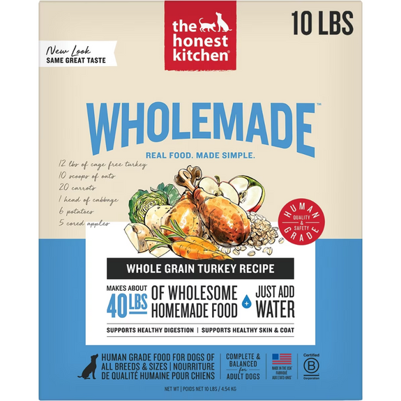Whole Grain Turkey Recipe Dehydrated Dog Food