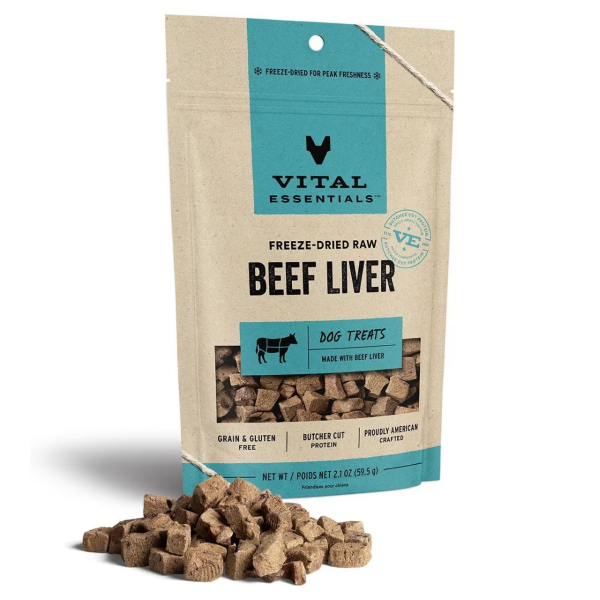 Beef Liver Freeze-Dried Grain-Free Dog Treats