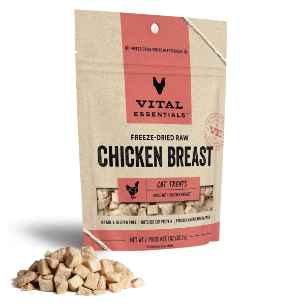 Vital Cat Chicken Breast Freeze-Dried Grain-Free Cat Treats
