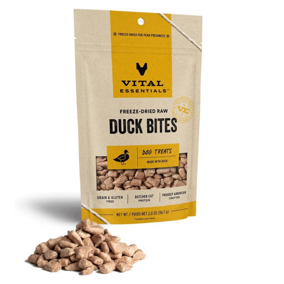 Duck Nibs Freeze-Dried Grain-Free Dog Treats