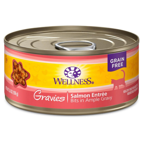 Gravies Natural Grain-Free Salmon Dinner Canned Cat Food