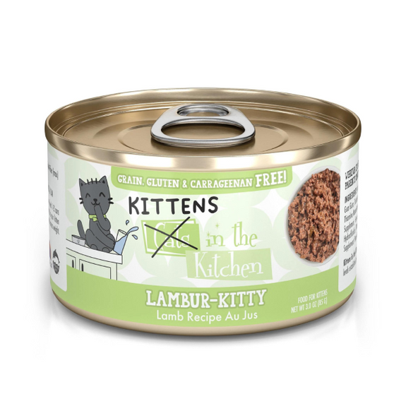 Cats in the Kitchen Lambur-Kitty Lamb & Tuna Recipe Au Jus Grain-Free Wet Canned Kitten Food
