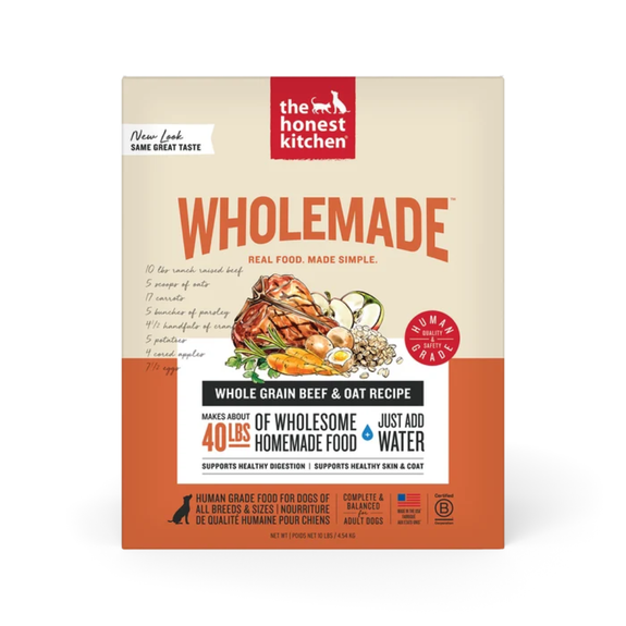 Whole Grain Beef Recipe Dehydrated Dog Food