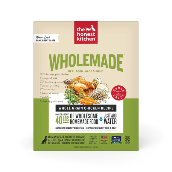 Whole Grain Chicken Recipe Dehydrated Dog Food