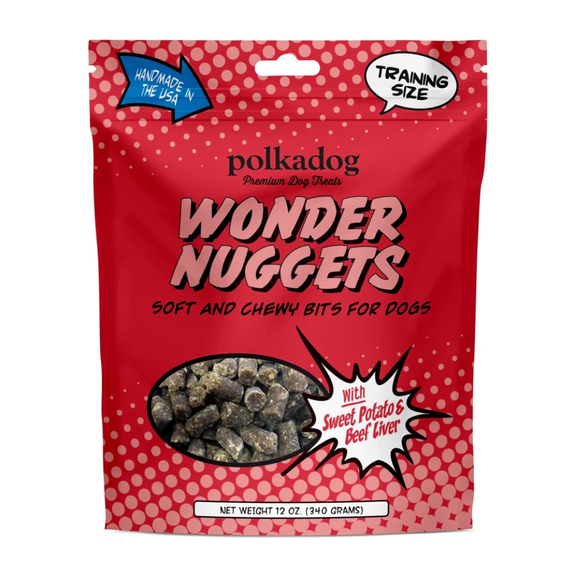 Wonder Nuggets Beef and Sweet Potato Soft & Chewy Bits Training Dog Treats