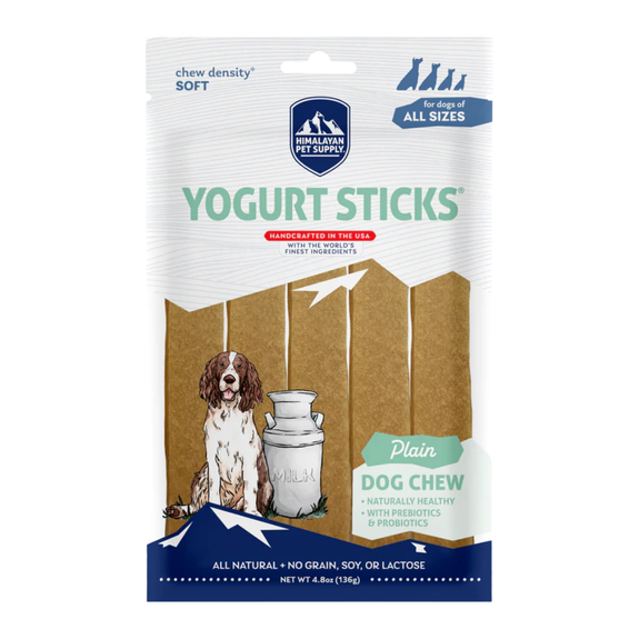 Yogurt Sticks Plain Soft Grain-Free Dog Chew