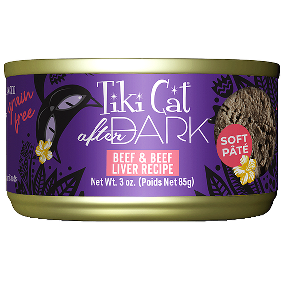 After Dark Pate Beef & Beef Liver Recipe Grain-Free Canned Cat Food